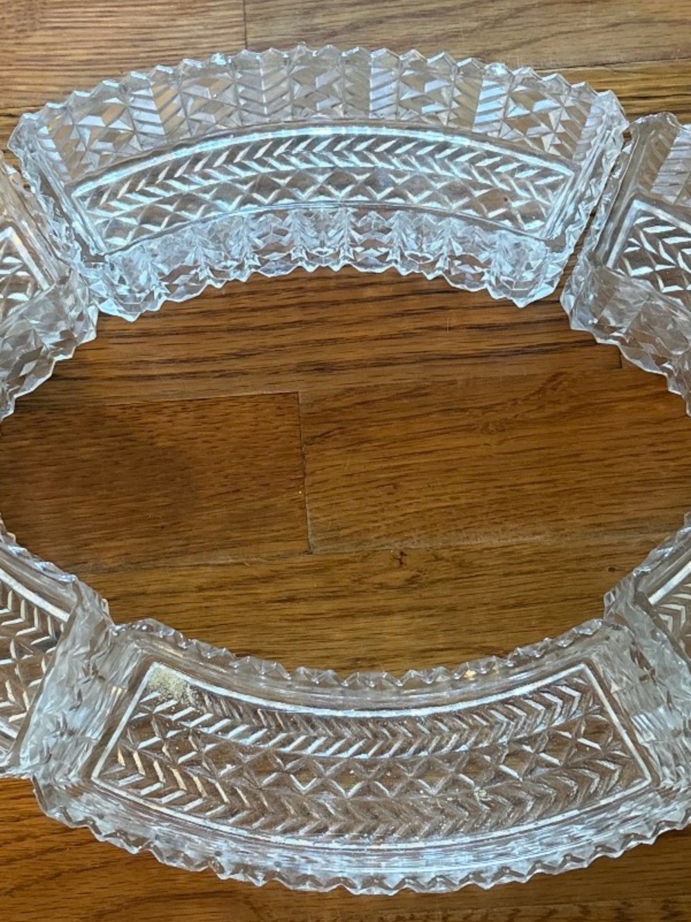 Venetian Glass Table Runner, vintage